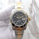 EW Factory Best Replica Rolex Submariner 3135 Two Tone Diamond Watch
